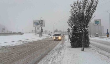 Gaziantep'te yoğun kar yağışı