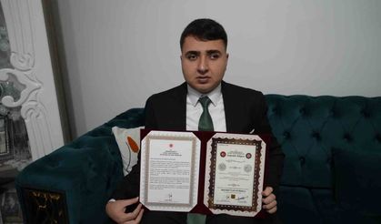 Gaziantepli gencin Kur'an-ı Kerim aşkı! 1 yılda hafız oldu