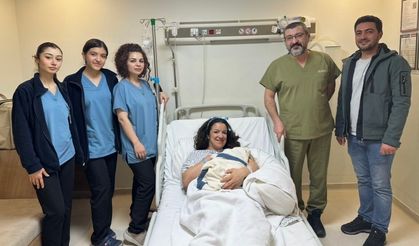 Gaziantep'te 2026 yılının ilk bebeği 'Ayaz' oldu