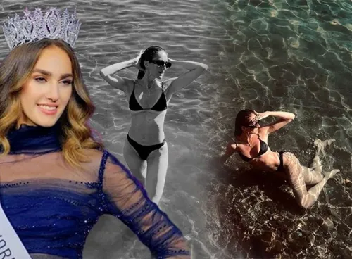 Kraliçenin deniz keyfi! Miss Turkey birincisi İdil Bilgen tatil sezonunu açtı