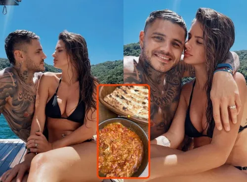 Derbi yorgunluğu atıldı! Mauro Icardi Şile'de denize girdi