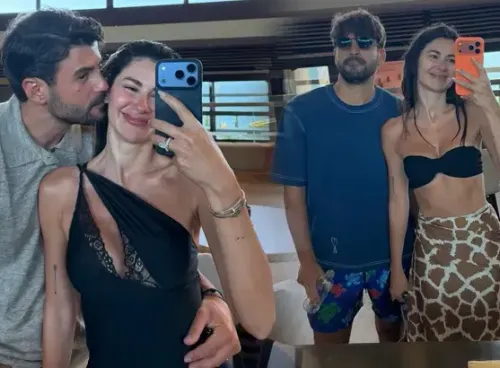 Nesrin Cavadzade balayında! Yeni fotoğraflar geldi