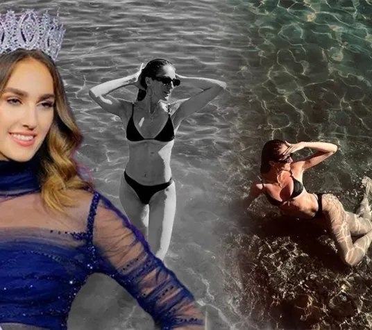Kraliçenin deniz keyfi! Miss Turkey birincisi İdil Bilgen tatil sezonunu açtı