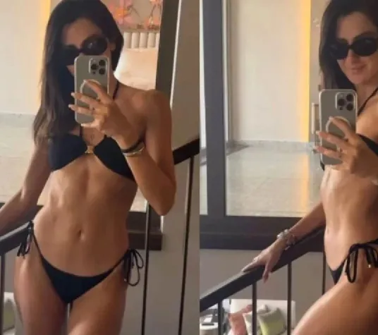 Nesrin Cavadzade tatil pozlarıyla gündem oldu! Bikinili paylaşımına beğeni yağdı