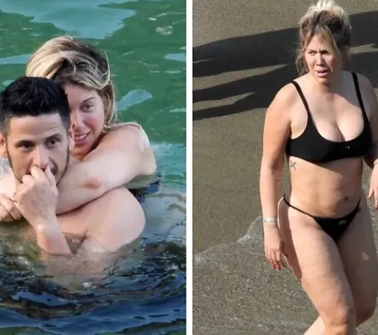 Wanda Nara tatilde! Plaj görüntüleri sosyal medyada gündem oldu