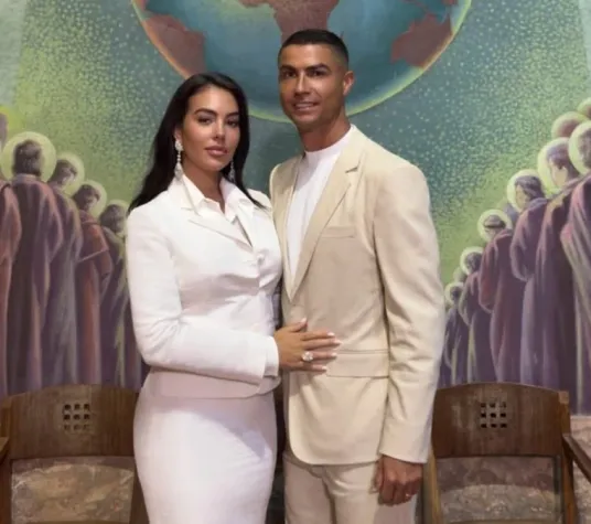 Cristiano Ronaldo ve Georgina Rodriguez'in nikâhından ilk kareler ortaya çıktı