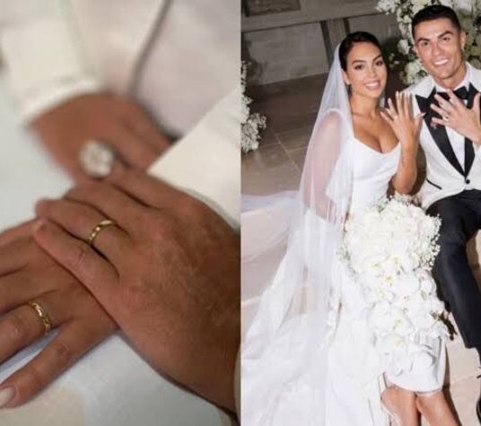 Cristiano Ronaldo ve Georgina Rodríguez evlendi