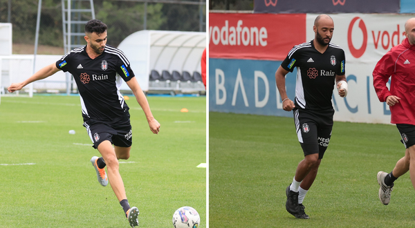 Beşiktaş'a derbi öncesi Rachid Ghezzal ve Redmond'dan müjdeli haber
