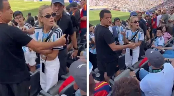 Dünya Kupası finalinde dikkat çeken anlar! Çağla Ilıcalı tribünde gerildi