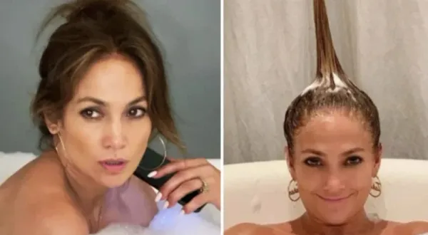 Jennifer Lopez küvet pozlarına devam ediyor: Ofisini taşıdı