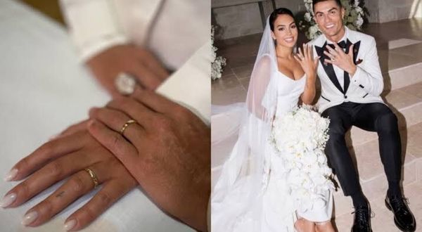 Cristiano Ronaldo ve Georgina Rodríguez evlendi