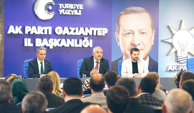 İl Başkanı Murat Çetin duyurdu! AK Parti Gaziantep İl teşkilatında görev değişimi!