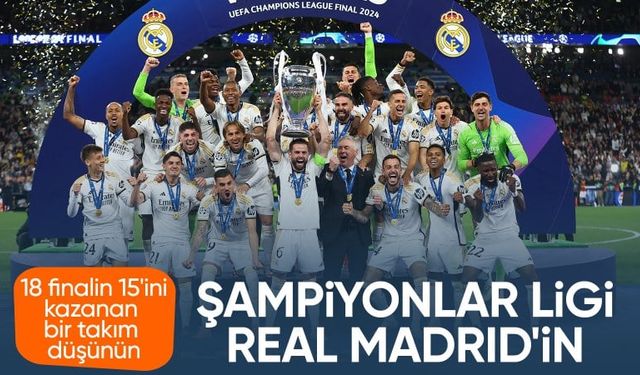 Real Madrid, Şampiyonlar Ligi’ni 15. kez müzesine götürdü