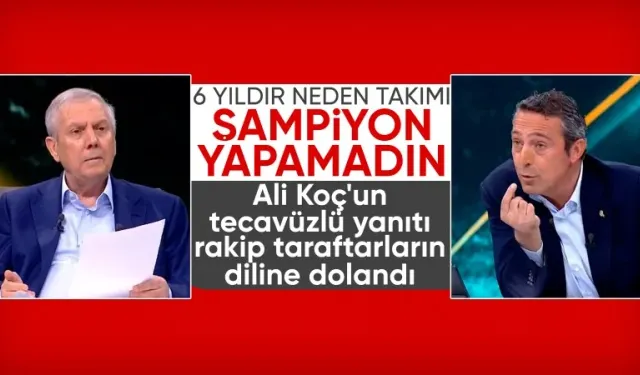 Aziz Yıldırım'dan Ali Koç'a: 6 yıldır neden şampiyon olamıyoruz?