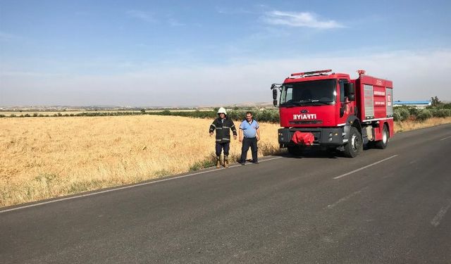 Gaziantep itfaiyesi mahsul nöbetinde