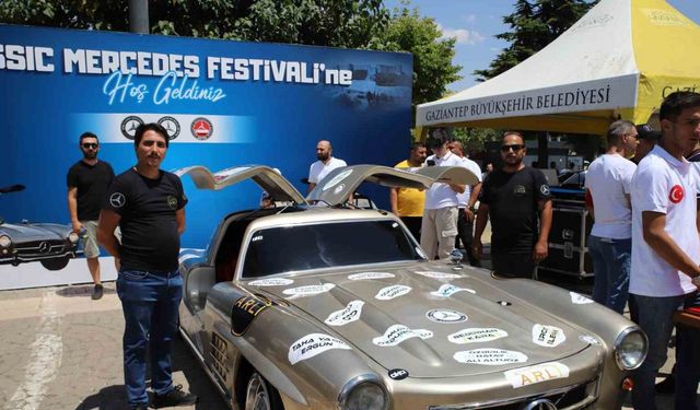 Classic Mercedes Festivali Gaziantep’te yapıldı