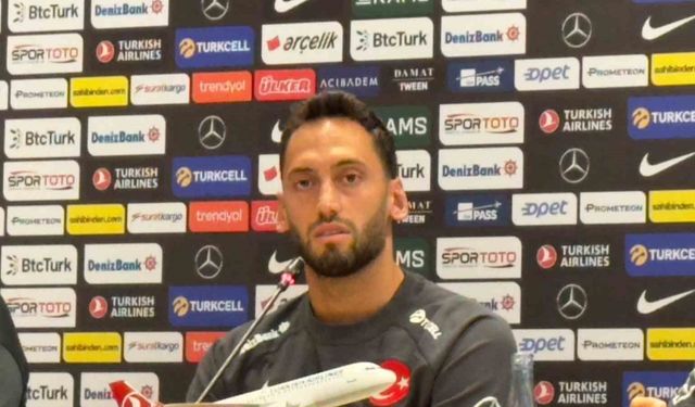 Hakan Çalhanoğlu: “Çekya maçına odaklanıp, inşallah grup etabını geçeceğiz”