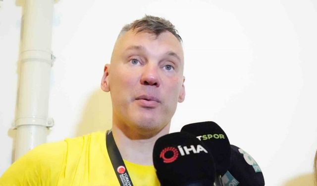 Sarunas Jasikevicius: "Türkiye Ligi’ndeki bütün hedeflerimizi başardık"