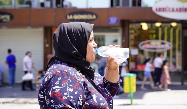 Gaziantep'te sıcak hava etkili oldu