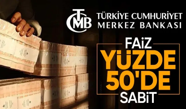 Merkez Bankası politika faizini sabit tuttu