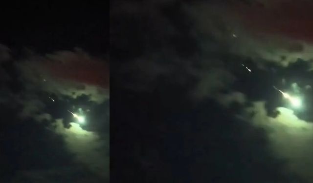 Türkiye’nin birçok ilinde görülen meteor geceyi aydınlattı