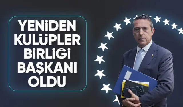 Fenerbahçe Kulübü Başkanı Ali Koç, Kulüpler Birliği Vakfı başkanlığına yeniden seçildi.