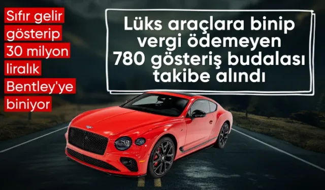 Maliye, gelir beyan etmediği halde lüks araç kullananların peşinde