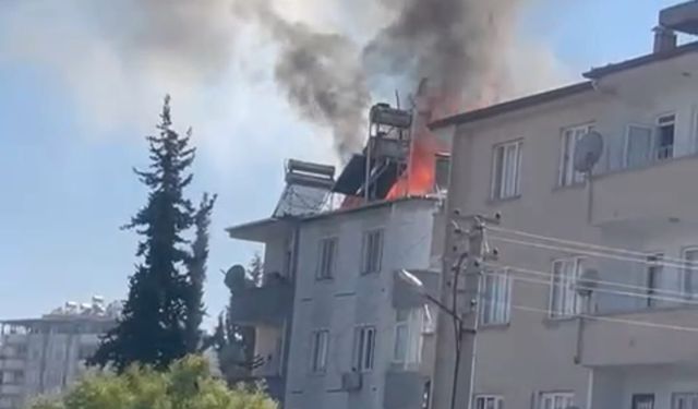 Gaziantep'te yangın paniği