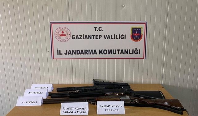 Gaziantep'te silah kaçakçılığı operasyonunda 1 kişi tutuklandı