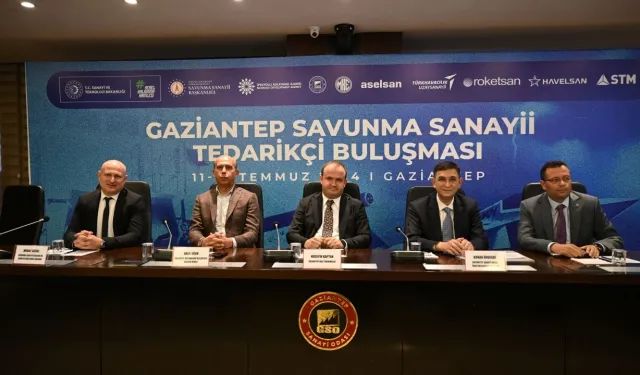 Gaziantep'te savunma sanayi firmalarının temsilcileri ile sanayiciler buluştu