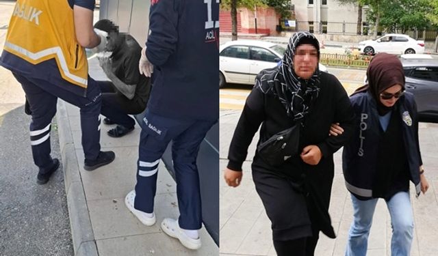 Erzurum'da kadın, eşinin kuzenini satırla yaraladı