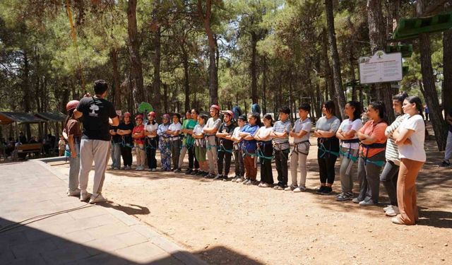 Çocuklar ve anneler, doğada unutulmaz bir gün yaşadılar