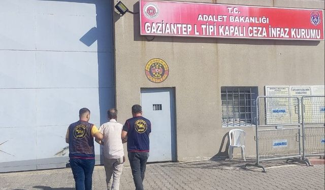 Gaziantep’te 12 yıl kesinleşmiş hapis cezası bulunan şüpheli yakalandı