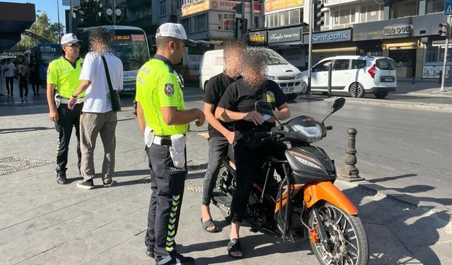 Gaziantep’te 93 motosiklet sürücüsüne 187 bin TL ceza