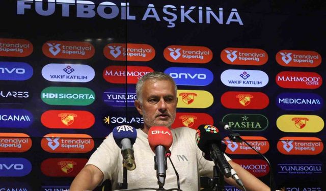 Jose Mourinho: “Türk futboluna adapte olmam gerekiyor”