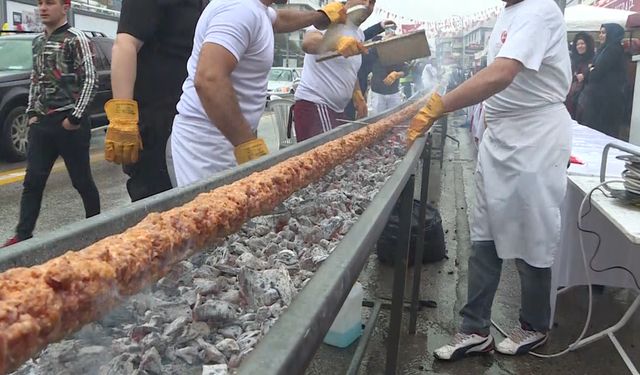 Gaziantep'te "dünyanın en uzun kebabı" için rekor denemesi yapılacak