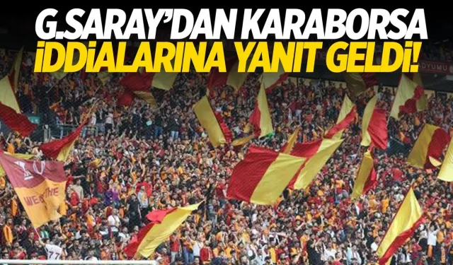 Galatasaray’dan karaborsa bilet açıklaması