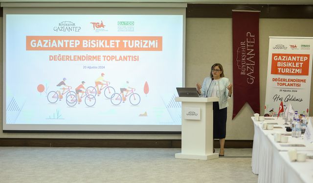 Gaziantep Büyükşehir ev sahipliğinde bisiklet turizmi çalıştayı düzenlendi