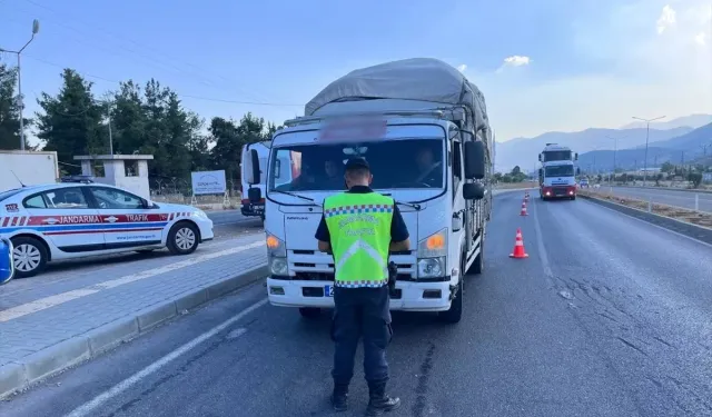 Gaziantep'te Jandarma ekipleri trafik denetimi gerçekleştirdi