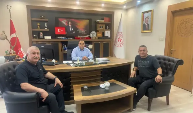 TSYD Gaziantep'ten Gençlik Spor İl Müdürü Ertunç'a "hayırlı olsun" ziyareti