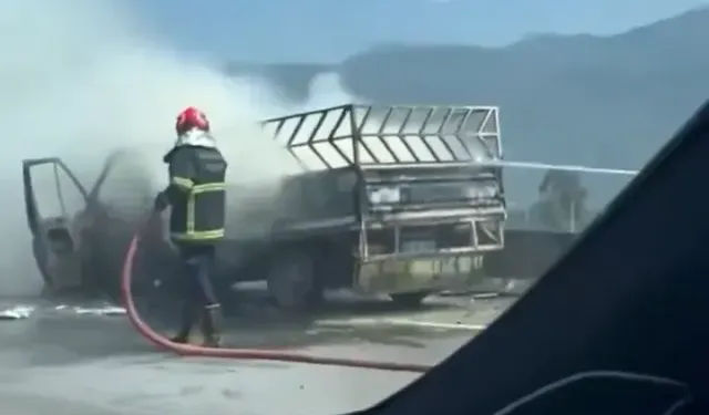 Gaziantep Osmaniye Otoyolu'nda yangın