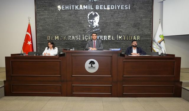 Şehitkamil Belediye Meclisi Eylül ayı ilk toplantısı tamamlandı