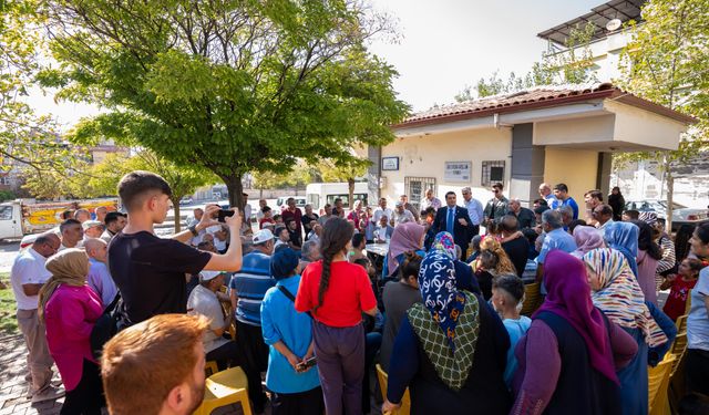 Başkan Yılmaz, halk buluşmalarına devam ediyor