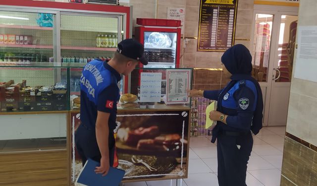 Şehitkamil zabıta ekiplerinden okul çevresinde kapsamlı denetim