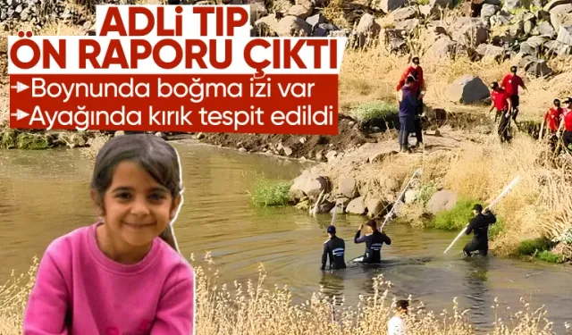 Narin Güran'ın adli tıp ön raporu: Boyunda boğma izi, ayağında kırık..