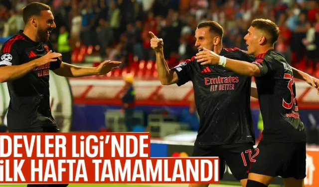 UEFA Şampiyonlar Ligi’nde ilk hafta tamamlandı