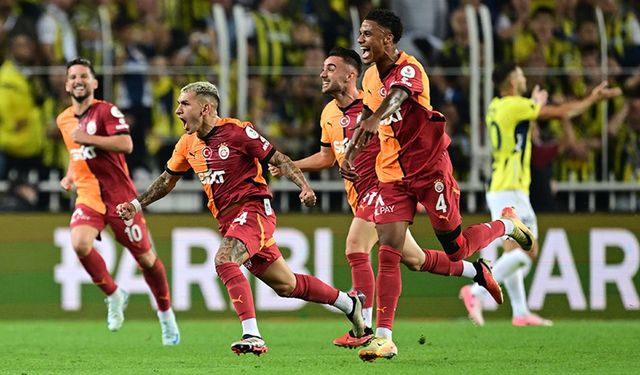 Galatasaray, Kadıköy'de Fenerbahçe'yi 3 golle geçti