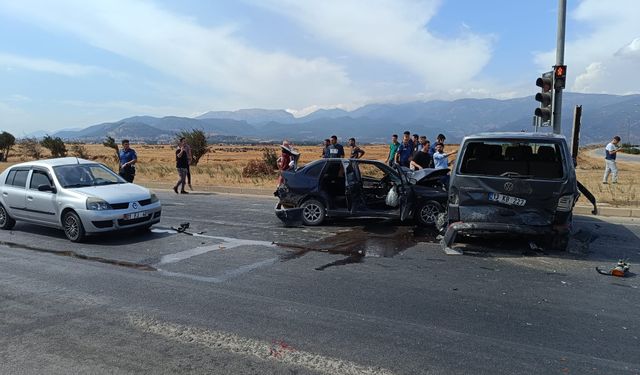 Gaziantep’te zincirleme trafik kazası! 2 yaralı