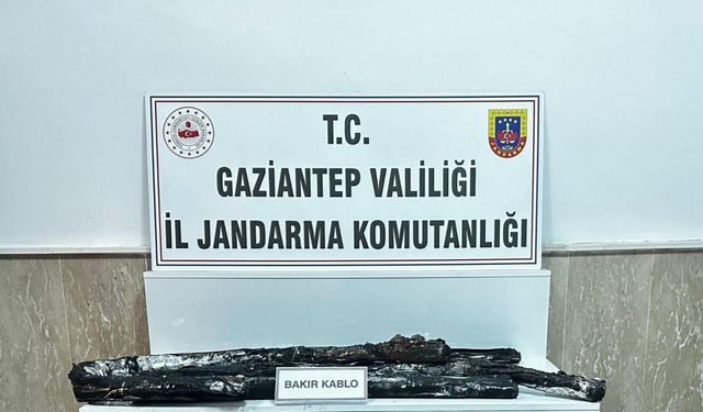 1,5 milyon TL değerinde bakır kabloları yakan 2 şüpheli yakalandı