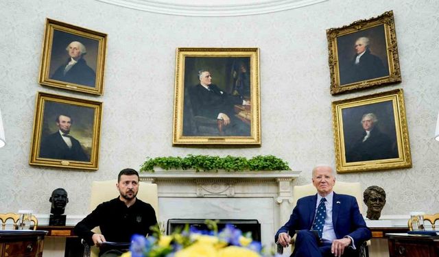 Biden ve Zelenskiy, Beyaz Saray’da bir araya geldi